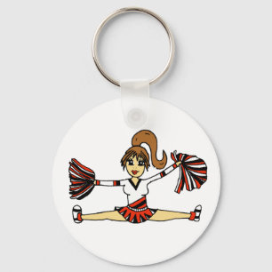 Chaveiro bonito do cheerleader