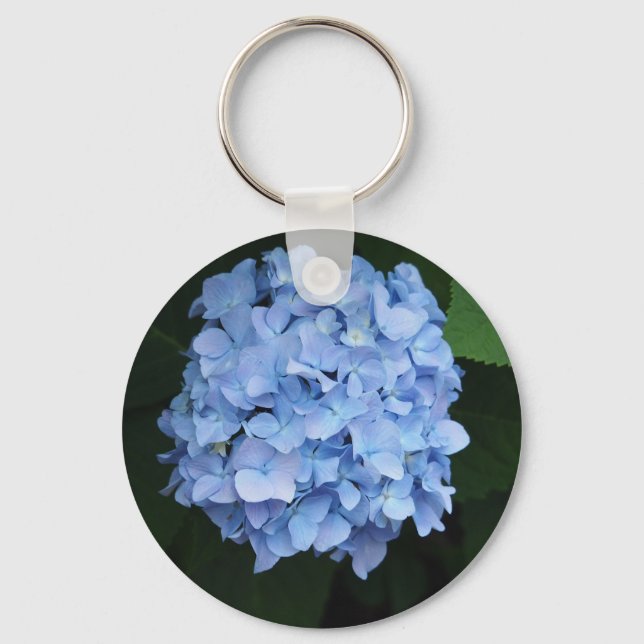 Chaveiro Bonito Hydrangea Foto Floral (Frente)