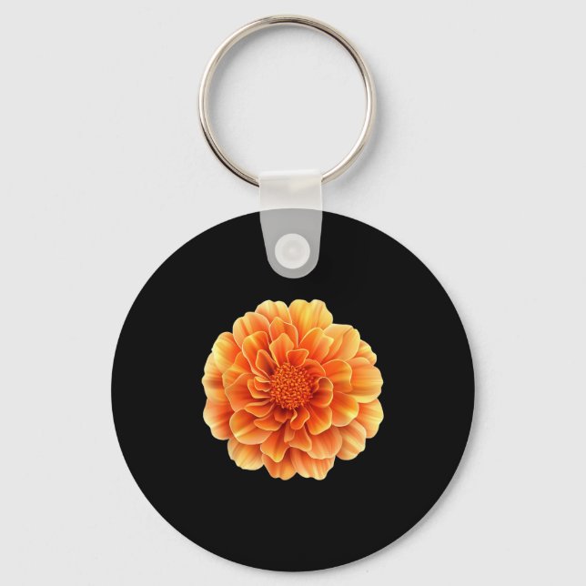 Chaveiro Bonito Marigold Flower Season (Frente)