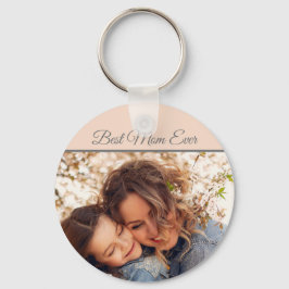 Chaveiro Bonito Melhor Mãe Rosa
