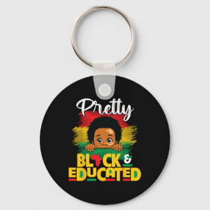 Chaveiro Bonito negro educado História negra mês africano