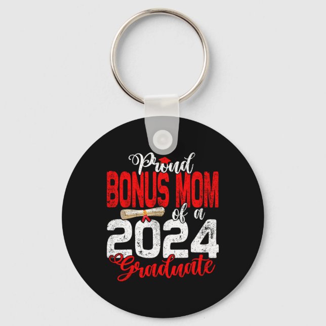 Chaveiro Bônus Mãe De Um Formando De Graduação De 2024 (Frente)