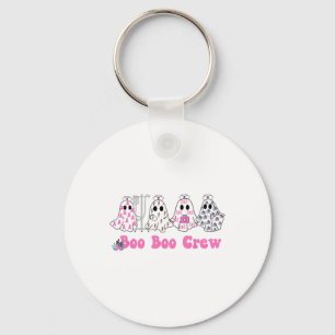 Chaveiro Boo Boo Crew Cancer Enfermeira Fantasma Halloween