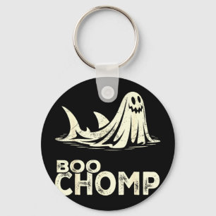 Chaveiro Boo chomp – fantasma engraçado do tubarão hallowee