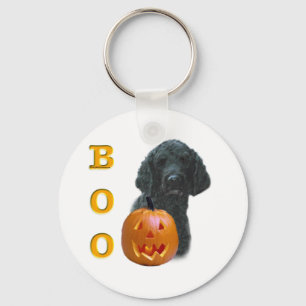 Chaveiro Boo de Poodle Revestido Negro