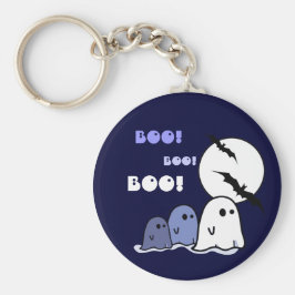 Chaveiro Boo! Engraçado Pequeno Fantasmas Halloween Gift