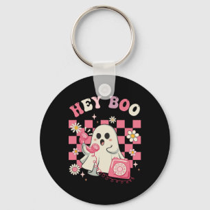Chaveiro Boo Groovy Fantasma Bonito Divertido Halloween Mul