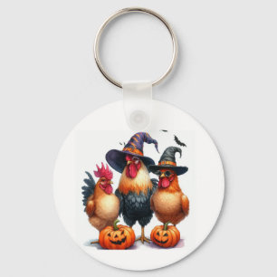 Chaveiro BOO Halloween na fazenda
