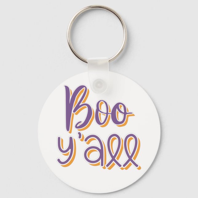 Chaveiro Boo Y'all (Frente)