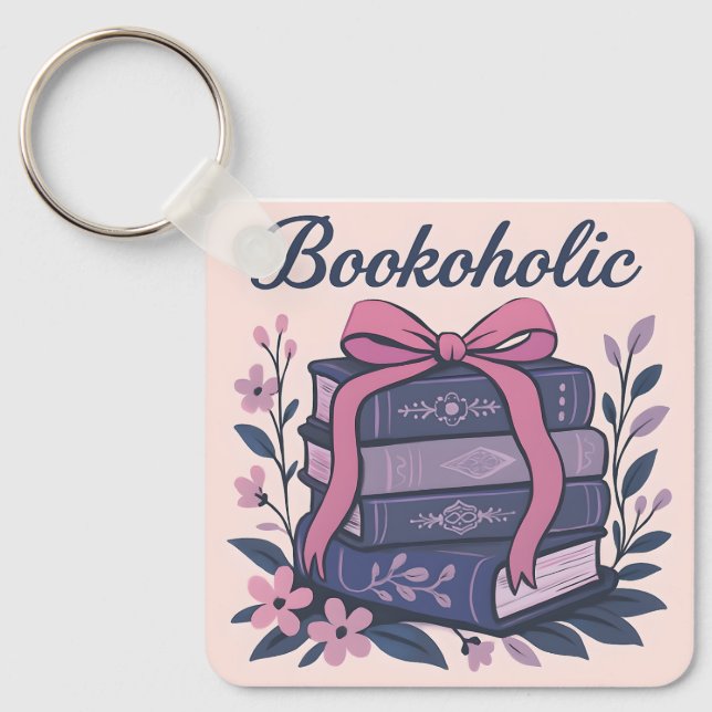 Chaveiro Bookoholic (Frente)