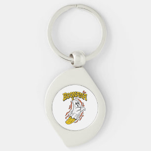 Chaveiro Boonana Fantasma Banana Halloween Fofo