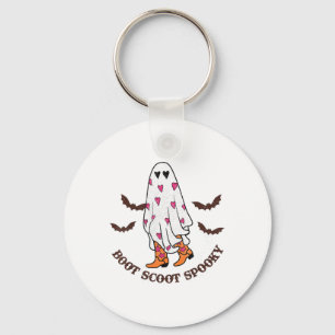 Chaveiro Boot Scoot Spookboy Ghost Groovy Retro Hallow