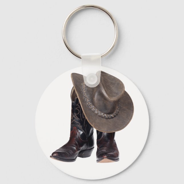 Chaveiro Boots and Hat do Cowboy (Frente)