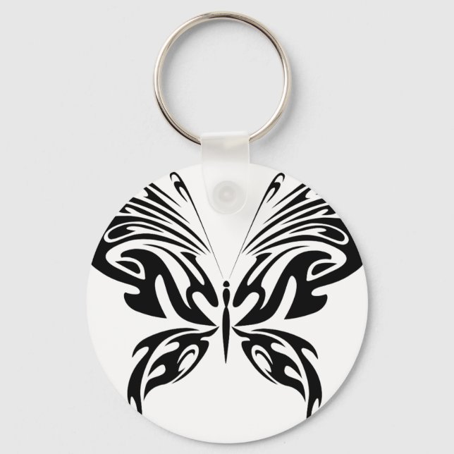 Chaveiro Borboleta abstrato (Frente)