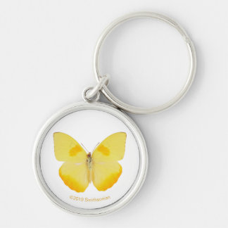 Chaveiro Borboleta Amarela de Grama Comum