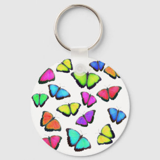 Chaveiro Borboleta-Arco-Íris