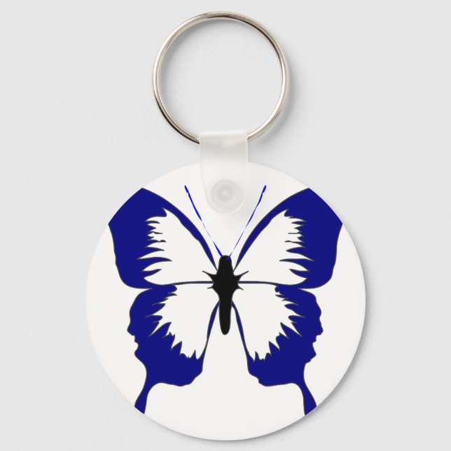 Chaveiro Borboleta Azul (Frente)