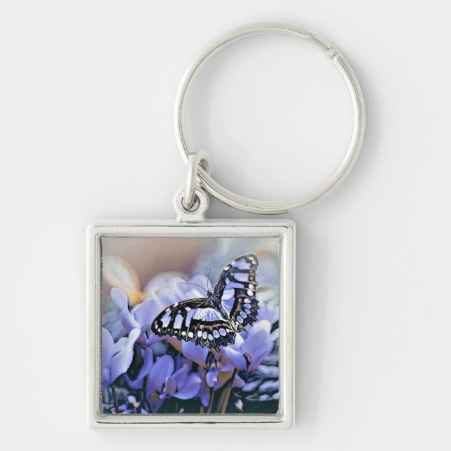 Chaveiro Borboleta Azul (Frente)