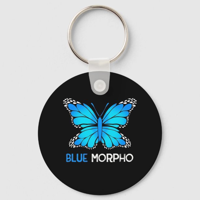 Chaveiro Borboleta Azul Morpho (Frente)