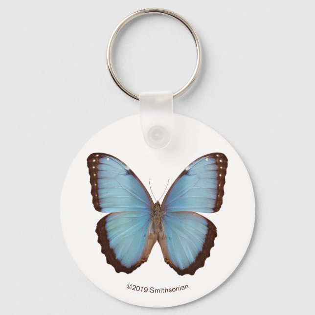 Chaveiro Borboleta Azul Morpho (Frente)