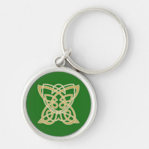 Chaveiro Borboleta Celta Dourada 
