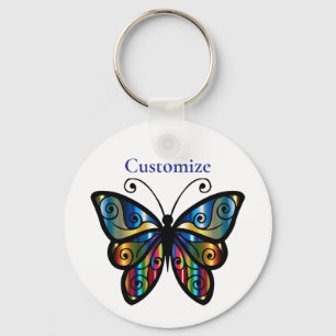 Chaveiro Borboleta Colorida Thunder_Cove