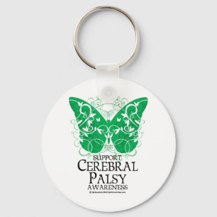 Chaveiro Borboleta da paralisia cerebral