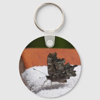 Chaveiro Borboleta de Camuflagem Escura