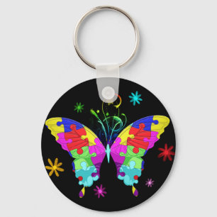 Chaveiro Borboleta do autismo