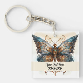 Chaveiro Borboleta do partido Steampunk