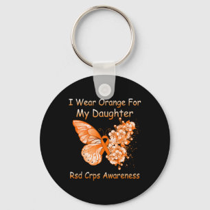 Chaveiro Borboleta Eu Visto Laranja Para Minha Filha Rsd Cr