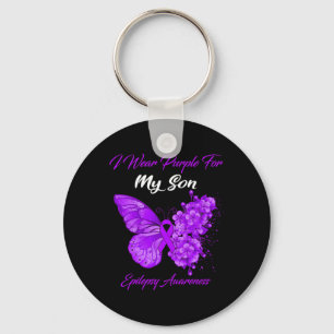 Chaveiro Borboleta Eu Visto Roxo Para Meu Filho Epilepsia A