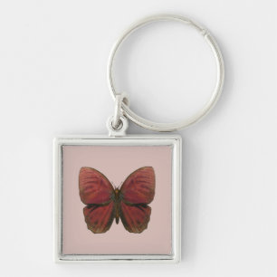 Chaveiro Borboleta Galo Vermelho