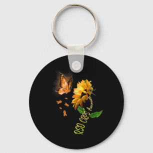 Chaveiro Borboleta Girassol Rsd Crps Consciência 1