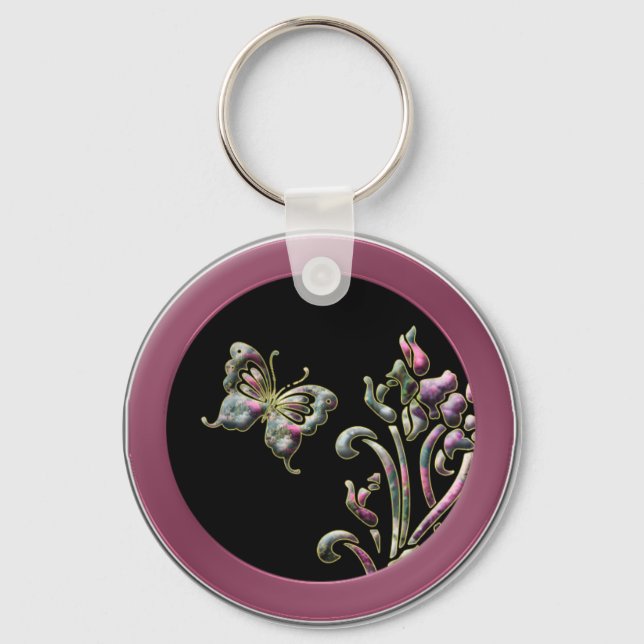 Chaveiro Borboleta Inclinada (Frente)