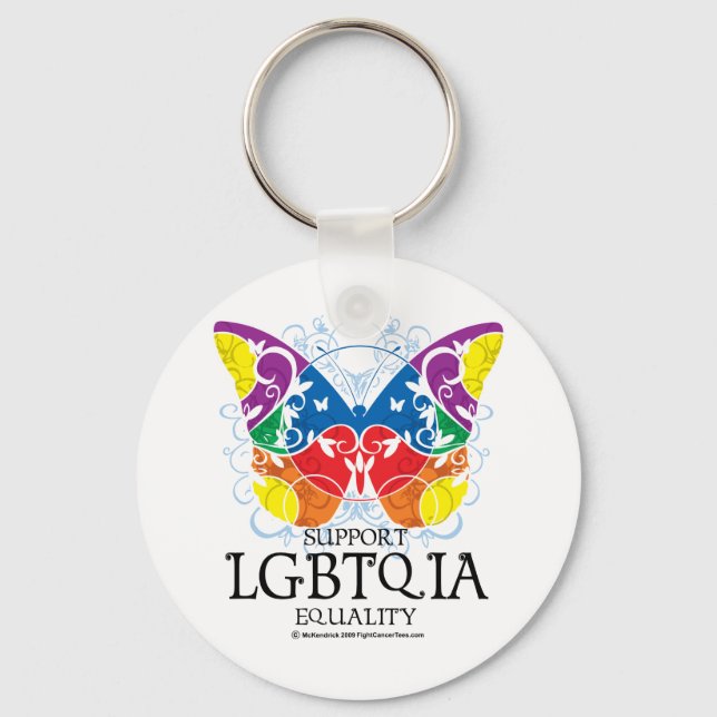 Chaveiro Borboleta LGBTQIA (Frente)