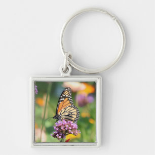 Chaveiro Borboleta Monarca em Verbena