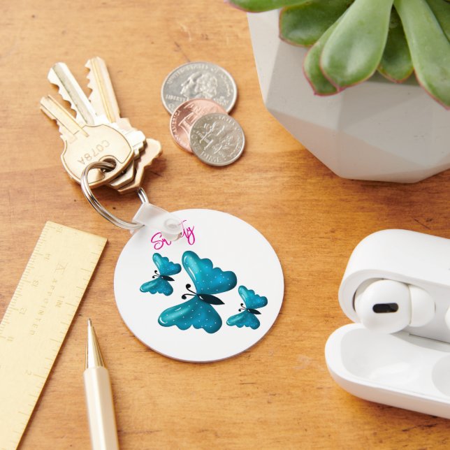Chaveiro Borboleta personalizada e customizada (Mesa)