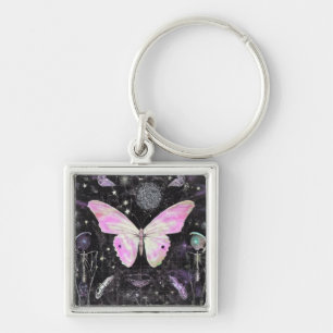 Chaveiro Borboleta Rosa bonito
