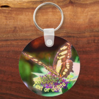 Borboleta Suave Na Natureza Da Flor Personalizada