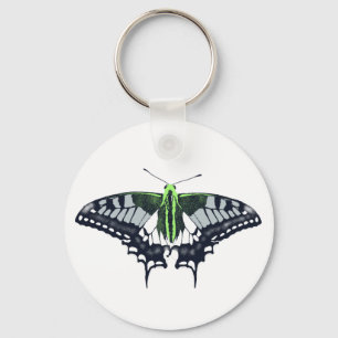 Chaveiro Borboleta Swallowtail de Sinalizador Agender