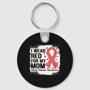 Chaveiro Borboletas Eu Visto Vermelho Para Minha Mãe Doença