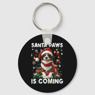 Chaveiro Borda Collie Árvore de Natal Decorações Cachorros