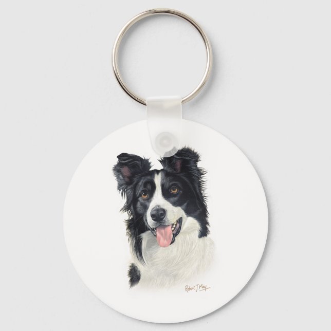 Chaveiro Border Collie (Frente)