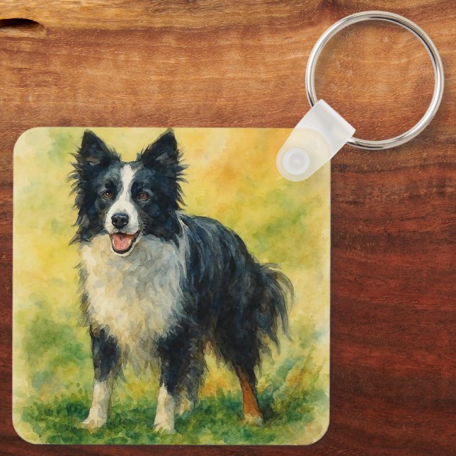 Chaveiro Border Collie (Verso)
