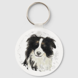 Chaveiro Border collie feito sob encomenda - coleção do c