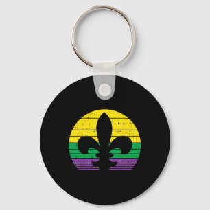 Chaveiro Boredkoalas Retro Jester Hat Silhouette Mardi Gras