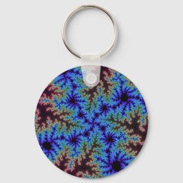 Chaveiro Borgonha e Blue Speckle