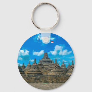 Chaveiro Borobudur, Indonésia - Antigo Templo Budista
