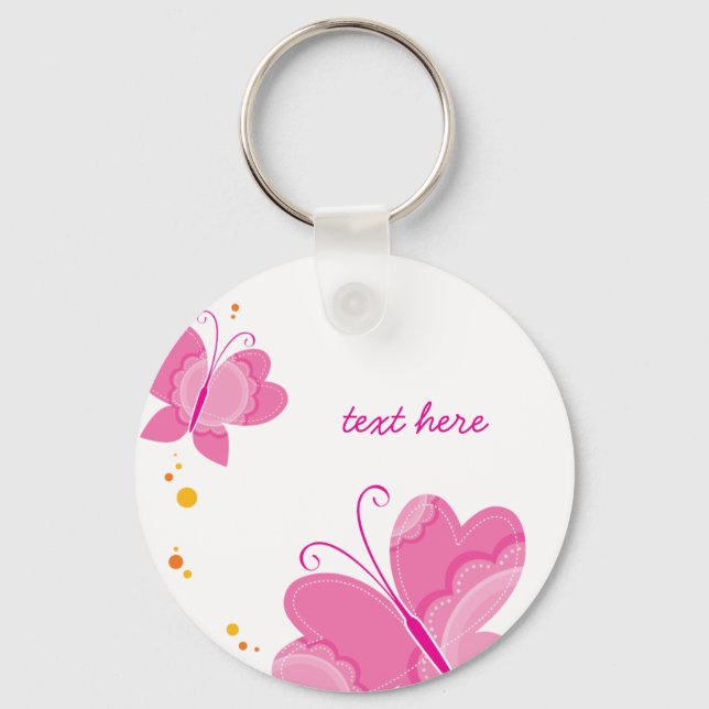 Chaveiro BORRACHAS FLUTTERBY: séries de três 1 (Frente)